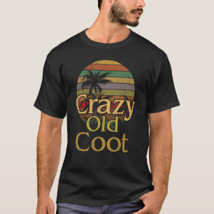 Kraaien Kraai Kletskous Gepensioneerde Dwaze Oude T-shirt