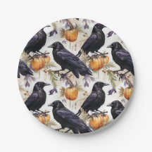 Kraaien op pompoen Halloween