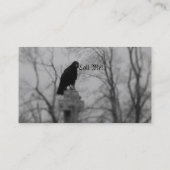 Kraaien zijn Gothic Visitekaartje (Achterkant)