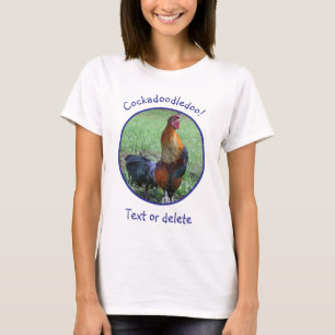 Kraaiende Haan Kukelekuu Grappig  T-shirt