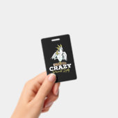 Kraaiende Papegaaien Dame Badge (Handheld)