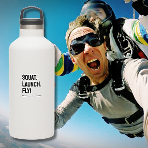 KRAAK. LANCERING. VLIEG! gedurfde Motivatie minima Sticker