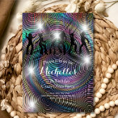 Kraakheldere discomuziek psychedelische verjaardag kaart