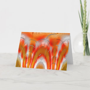 Kraakijs kunst feestdagen kaart