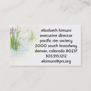 kraan Aziatische stijl Visitekaartjes