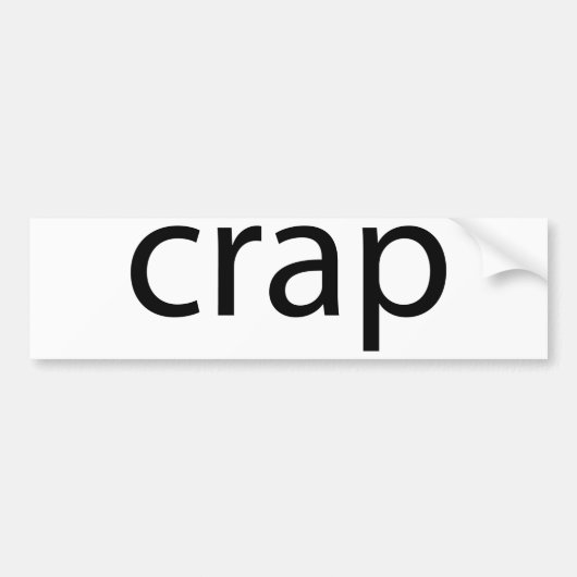 kraan bumpersticker (Voorkant)