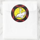 Kraan en maan sticker (Tas)