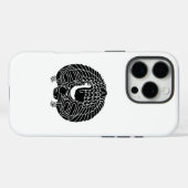 Kraan en schildpad Case-Mate iPhone case (Achterkant (horizontaal))