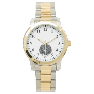 Kraan en schildpad horloge