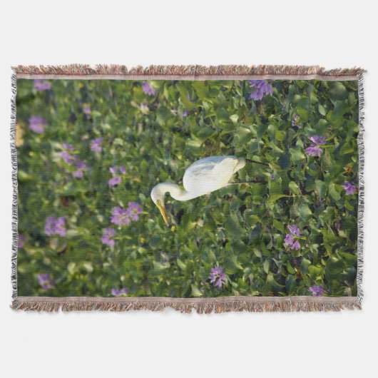 Kraan in Vijverdeken Deken (Voorkant)