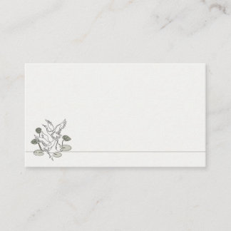 Kraan Lotus Botanische Inkt Tuin Plaatskaartje