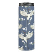 kraan: vliegend vogelpatroon thermosbeker (Achterkant)