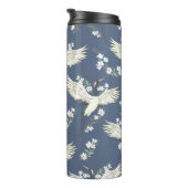kraan: vliegend vogelpatroon thermosbeker (Geroteerd rechts)