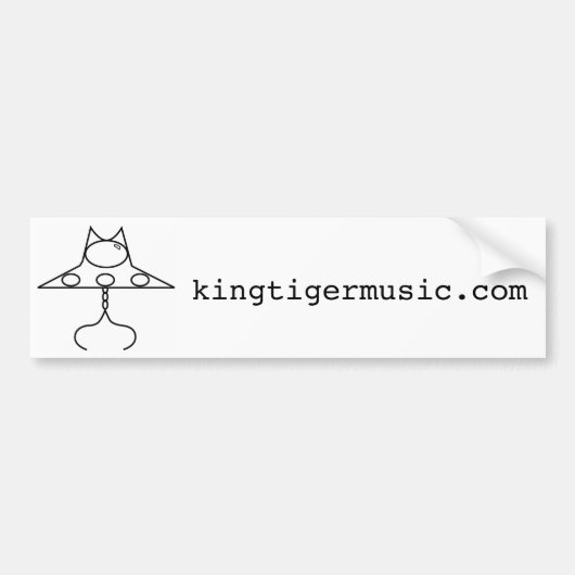 kraanbumper bumpersticker (Voorkant)