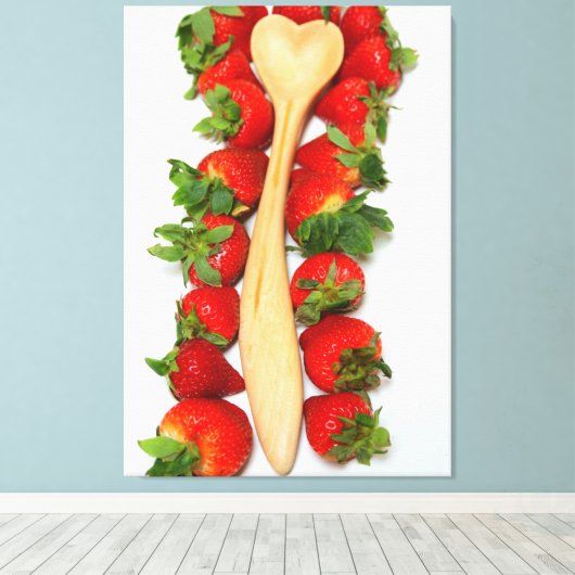 kraandop van sycamore canvas afdruk (Insitu (Houten vloer))