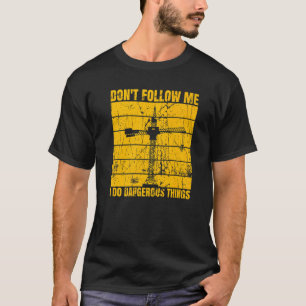 Kraanmachineconstructiewerkersquote voor een kraan t-shirt
