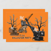 Kraanmachinist Halloween Northwest Engineering Kaart (Voorkant / Achterkant)