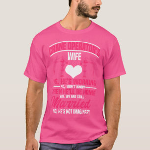 Kraanmachinist Vrouw Bouwtoren Zware apparatuur T-shirt