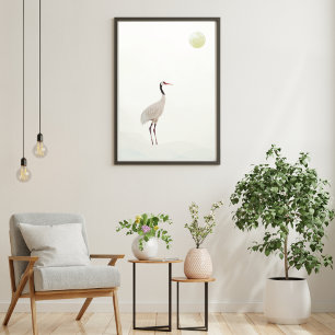 Kraanminimalistische esthetische witte beige A-1 Poster