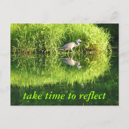 Kraanreflectie Briefkaart (Voorkant)