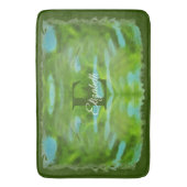 Kraanreflectie op de rivier 0335 badmat (Voorkant Verticaal)