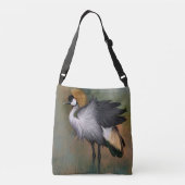 Kraanvogel Crossbody Bag Tas (Achterkant)