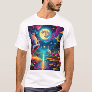Kraanvogel en Libel Duet T-shirt
