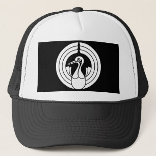 kraanvormige noshi cirkel trucker pet