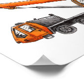 Kraanwagen Poster (Hoek)