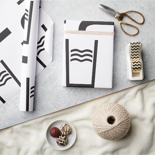 Kraanwater Symbool Cadeaupapier