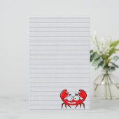 krab briefpapier (Staand voorkant)