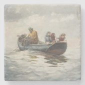 Krab Gevist (door Winslow Homer) Stenen Onderzetter (Voorkant)