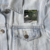 Krab Gevist Vierkante Button 5,1 Cm (In situ)