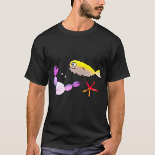 Krab, Kogelvis en Zeester T-shirt
