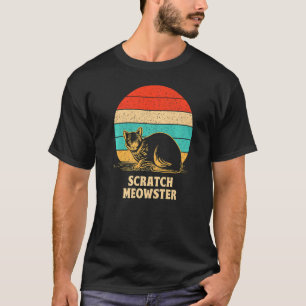 Krab Meowster Kat Humor Kitten Grap Kat Moeder T-shirt