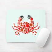 Krab met stippen muismat (Met muis)
