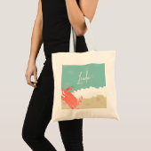Krab Oceaankust Zandgolven Zeedier Tote Bag (Voorkant (product))