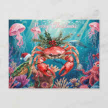 Krab Onderzee Kerstfeest