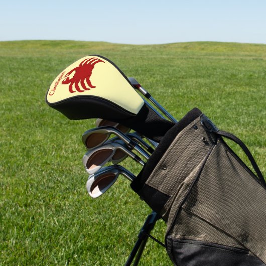 Krab ontwerp golfheadcover (Insitu)