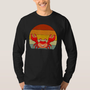 Krab Retro Stijl Vintage T-shirt
