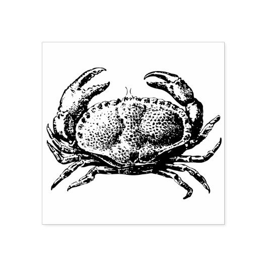 krab 	rubberstempel (Afrduk)