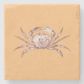 krab stenen onderzetter (Voorkant)