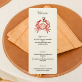 Krab Tekening Krabfest Dinner Party Menu