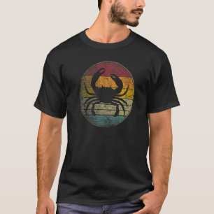 Krab Vis Vissen Visser Gif Retro Stijl Vintag T-shirt