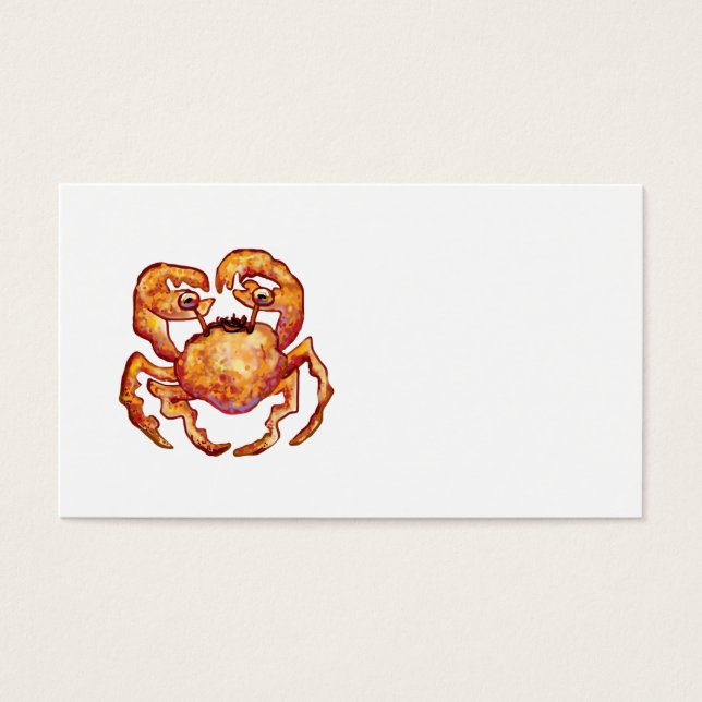 krab visitekaartjes (Voorkant)