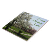 Krabappelbomen Tegeltje (Zijkant)