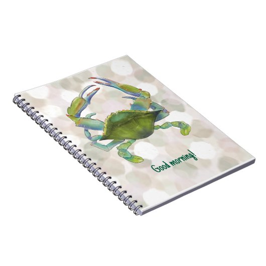 Krabbe Notizbuch im Watercolor-Stil Notitieboek (Rechterzijde)