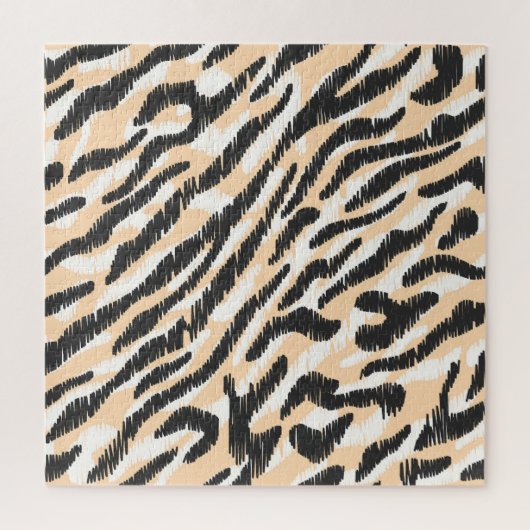 Krabbel Zebra Luipaard: Bont Legpuzzel (Verticaal)
