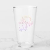Krabbelende vrouw Water Tumbler - Regenboog (Achterkant)