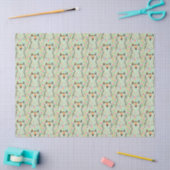 Krabbelkat Tissuepapier Groen (Craft)